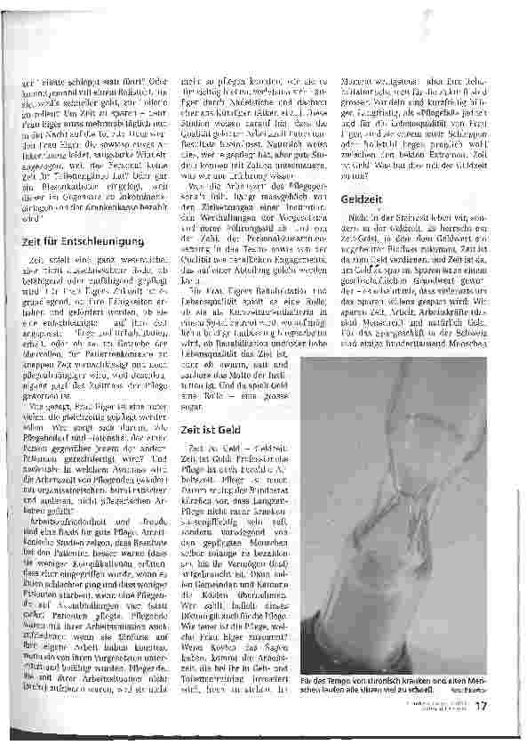 Vorschauseite 3: Mächtig waltet der Zeitgeist der Geldzeit