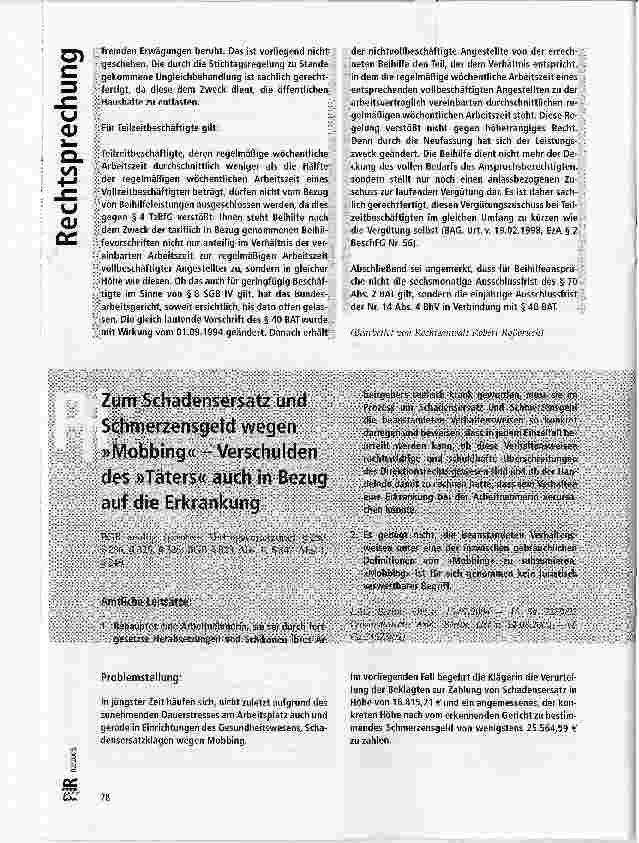 Vorschauseite 5: Stichtagsregelung für Wegfall des Anspruchs auf Beihilfe auch bei Wechsel innerhalb des öffentlichen Dienstes wirksam (hier: § 6 BVOAng)