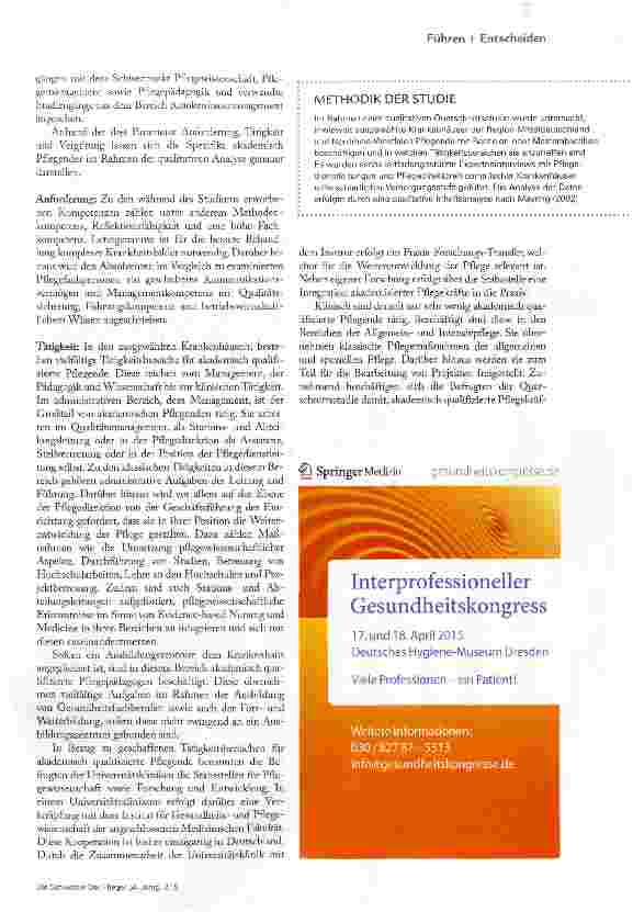 Vorschauseite 2: NUR WENIGE AKADEMIKER SIND KLINISCH TÄTIG