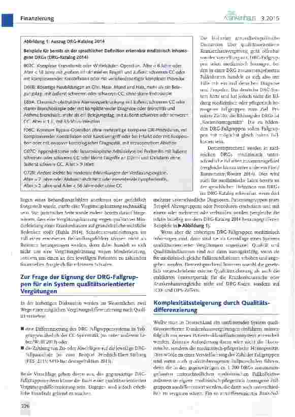 Vorschauseite 3: Qualitätsorientierte Krankenhausvergütung - Kritische Anmerkungen zu einem aktuellen Reformvorhaben
