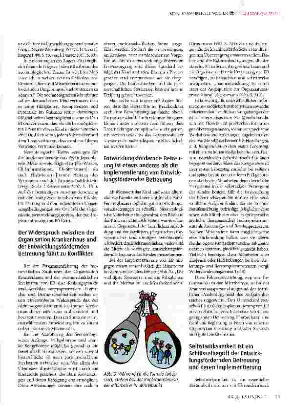 Vorschauseite 3: Implementierung von Entwicklungsfördernder Betreuung in der Neonatologieaus Sicht der Organisationsberatung