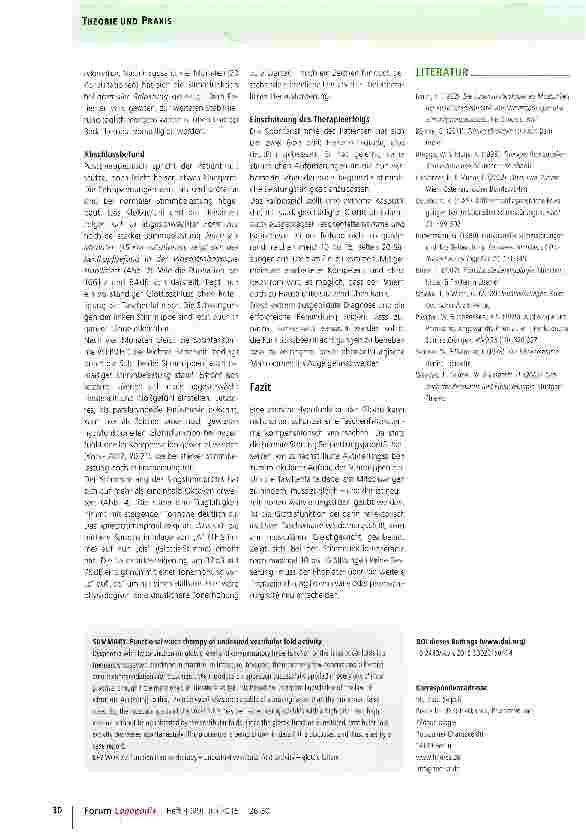 Vorschauseite 5: Aktivierende Stimmtherapie bei unerwünschter Taschenfaltenstimme