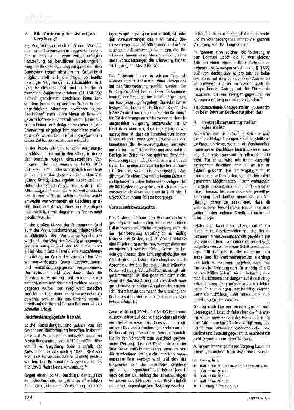 Vorschauseite 3: Berufsbetreuerfeststellung unterblieben - Was tun?