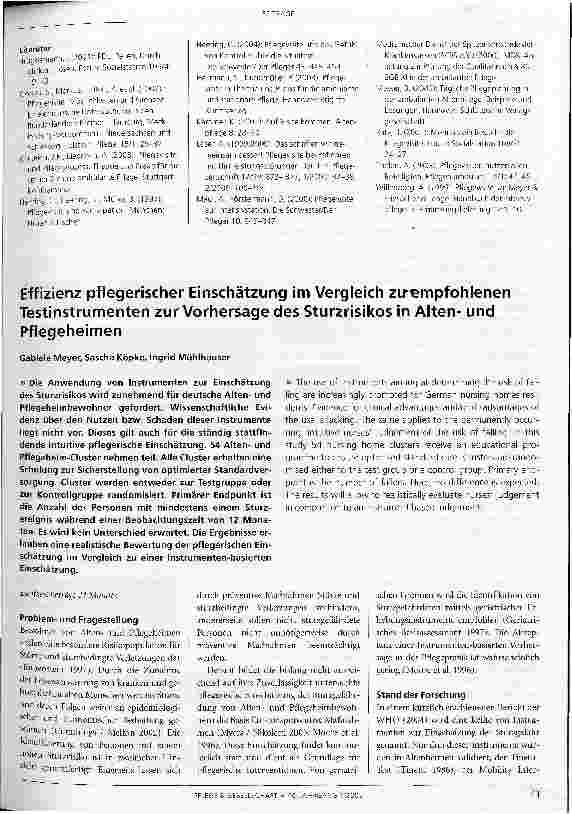 Vorschauseite 3: Die Pflegevisite als Instrument der Qualitätssicherung in der ambulanten Pflege