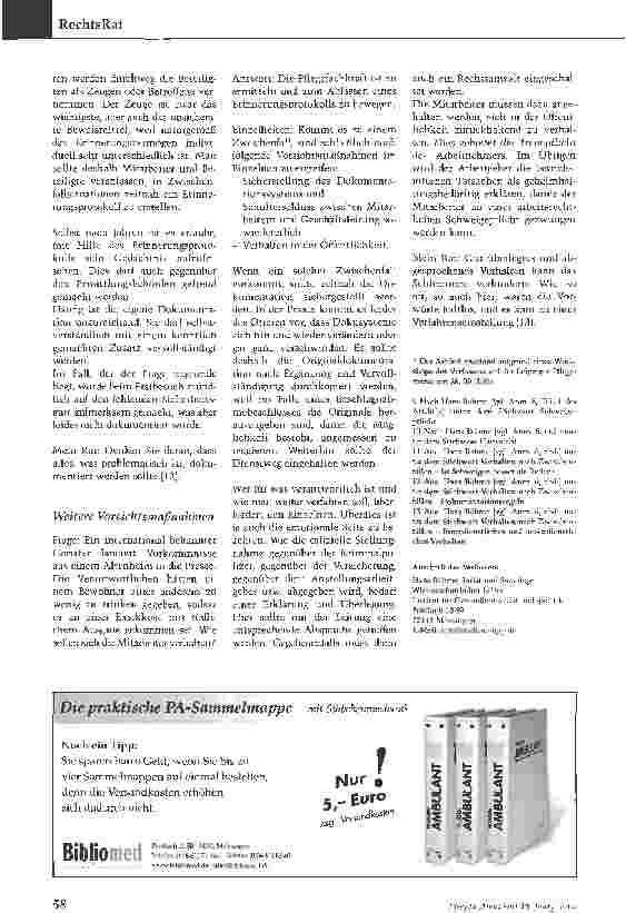 Vorschauseite 3: Rechtsfragen aus dem Alltag der ambulanten Pflege