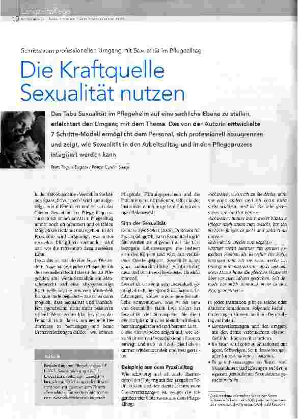 Vorschauseite 1: Die Kraftquelle Sexualität nutzen