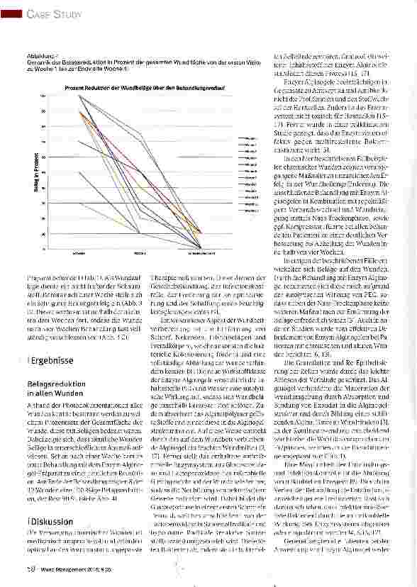 Vorschauseite 5: Der Einsatz von Enzym Alginogelen in der Therapie schwer heilender chronischer Wunden