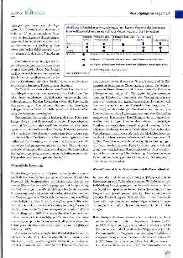 Vorschauseite 3: Neuverteilung von Aufgaben und Versorgungsmanagement in -Pfalz