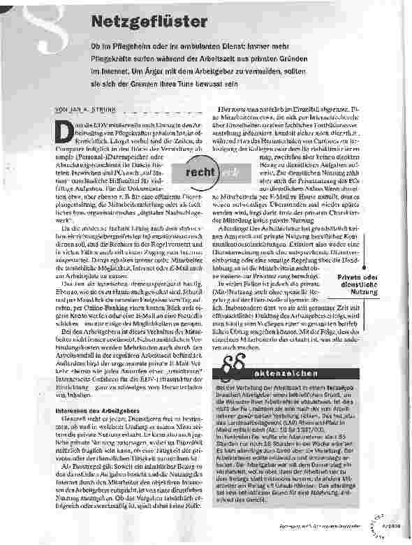 Vorschauseite 1: Netzgeflüster