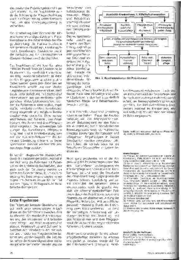 Vorschauseite 3: Modellprojekt Betreute Überleitung