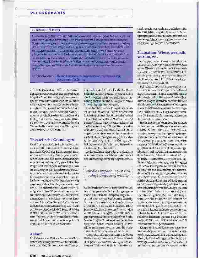 Vorschauseite 2: Eigene Ressourcen neu entdeckenBalsam für Haut und Seele - ein Projekt zur Gesundheitsförderung: