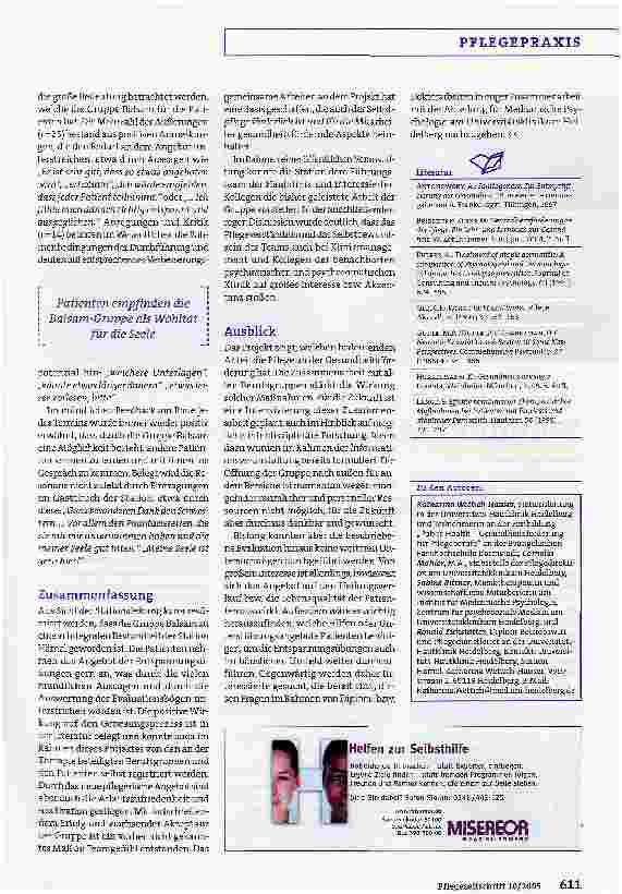Vorschauseite 3: Eigene Ressourcen neu entdeckenBalsam für Haut und Seele - ein Projekt zur Gesundheitsförderung: