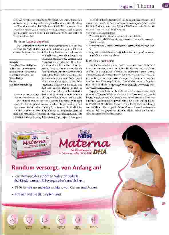 Vorschauseite 2: Hygiene bei der Wassergeburt
