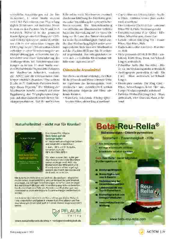 Vorschauseite 2: Immunologie und TCM Teil:3 Methoden und Techniken