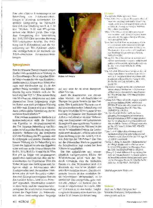 Vorschauseite 3: Immunologie und TCM Teil:3 Methoden und Techniken