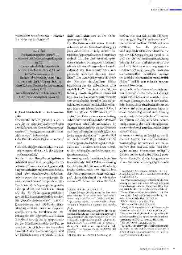 Vorschauseite 2: Praxisnahe und rechtssichere Anwenderhilfen Teil 2 Die Betriebssicherheitsverordnung 2015