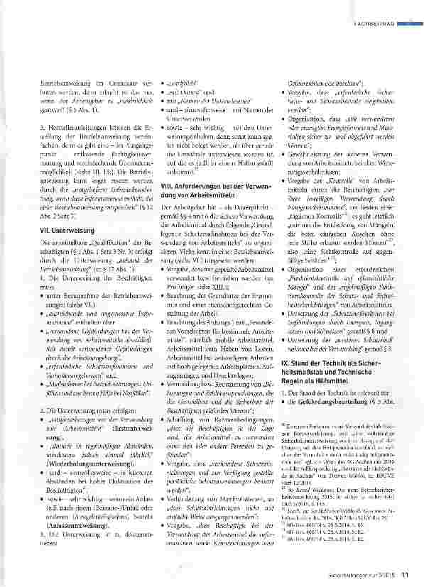 Vorschauseite 4: Praxisnahe und rechtssichere Anwenderhilfen Teil 2 Die Betriebssicherheitsverordnung 2015