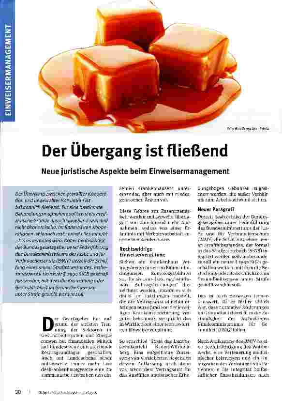 Vorschauseite 1: Der Übergang ist fließend