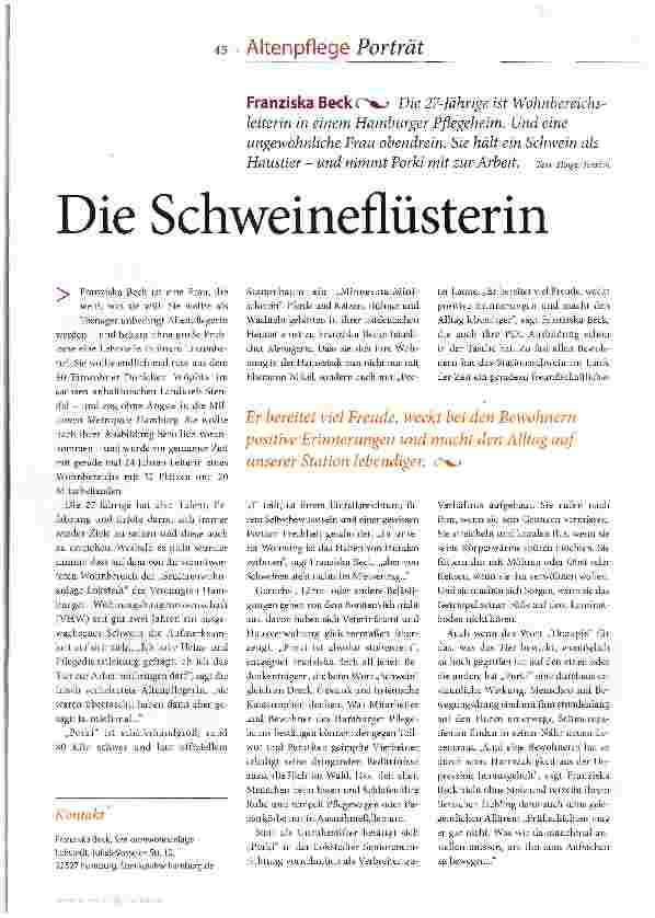 Vorschauseite 2: Die Schweineflüsterin