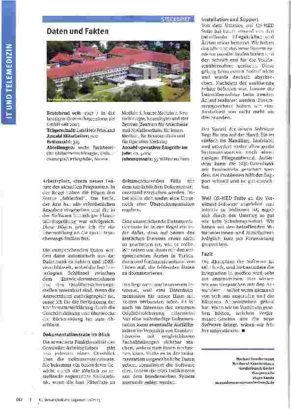 Vorschauseite 3: Neue Software - mehr Zeit
