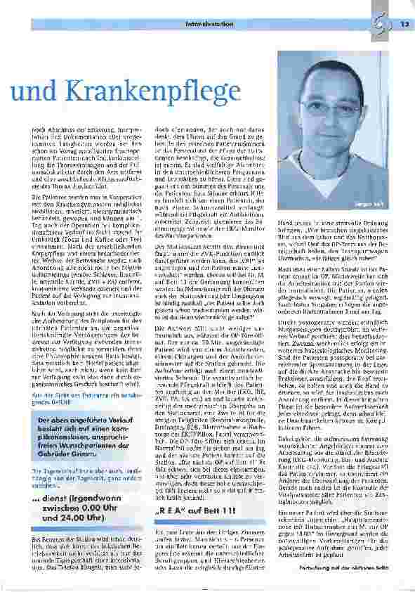 Vorschauseite 2: Die facettenreiche Gesundheits-und Krankenpflege