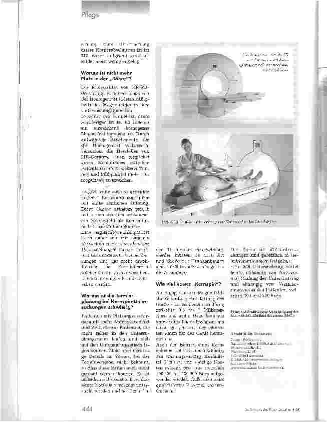 Vorschauseite 5: Die Kernspintomographie. Einführung und Überblick