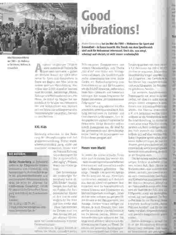 Vorschauseite 1: Good vibrations!