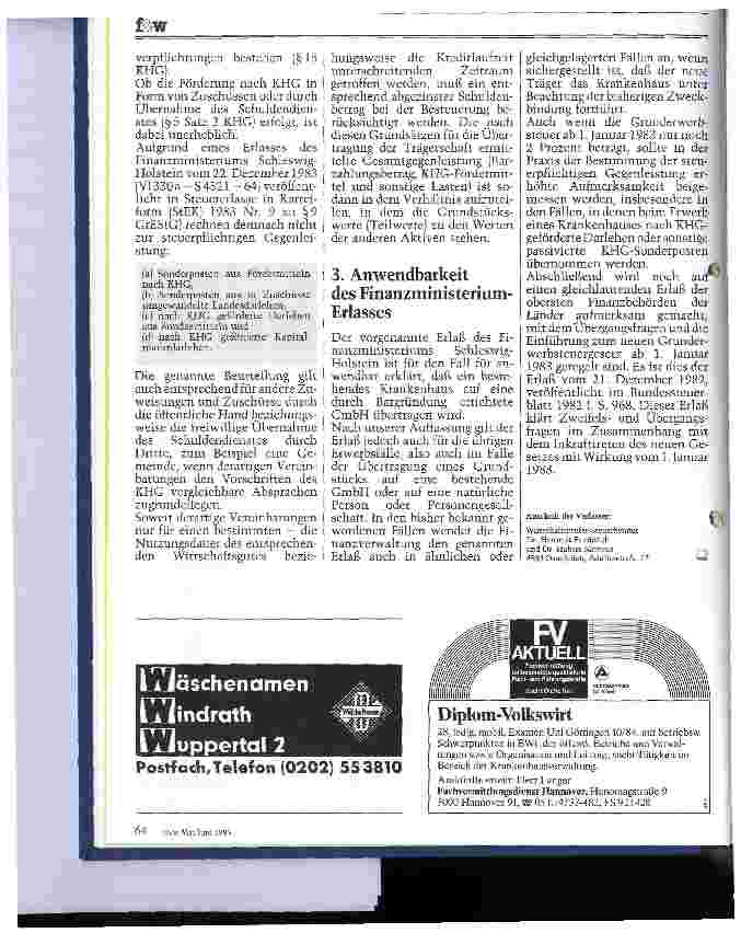 Vorschauseite 3: Grunderwerbsteuer bei privaten Krankenhausträgern