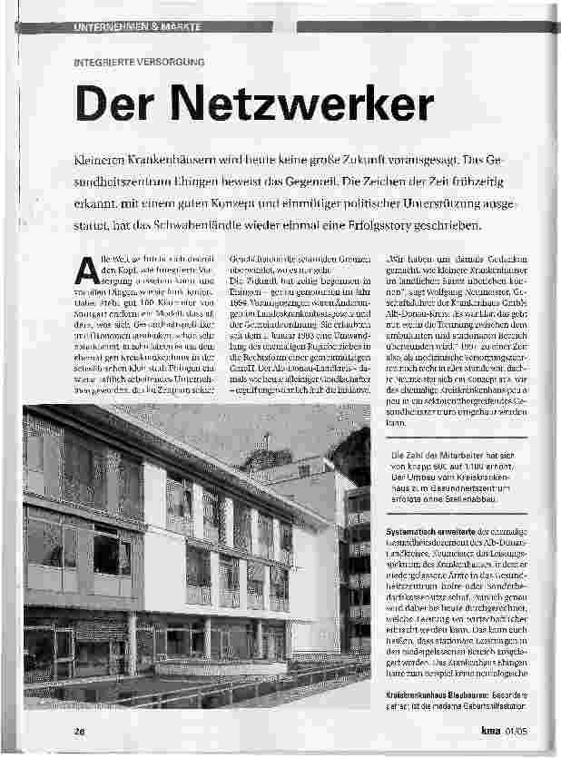 Vorschauseite 1: Der Netzwerker