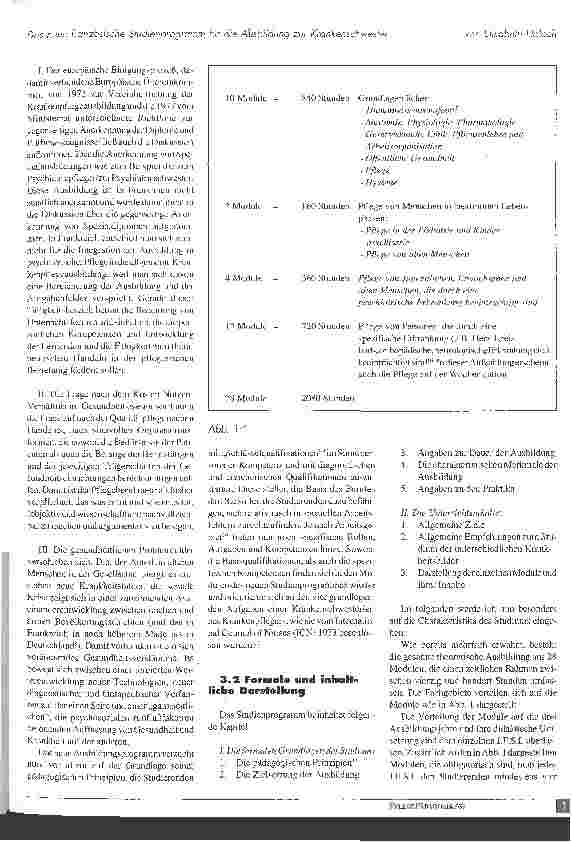 Vorschauseite 3: Das neue französische Studienprogrammm für die Ausbildung zur Krankenschwester