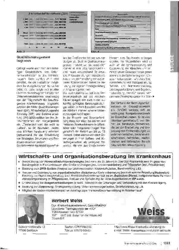 Vorschauseite 2: Zufrieden mit den Beratern?Aktuelle Studie zeigt: Der Bedarf an externem Sachverstand wird steigen