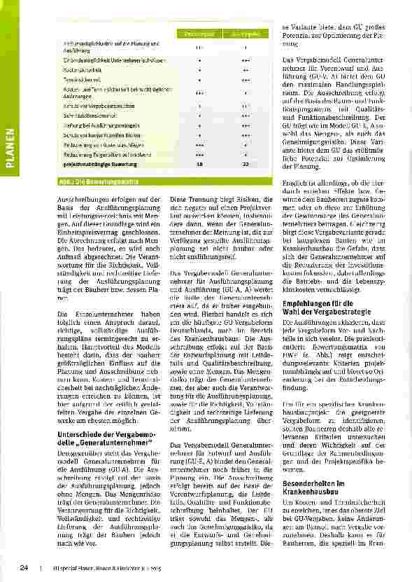 Vorschauseite 3: Generalunternehmer oder Einzelvergabe?