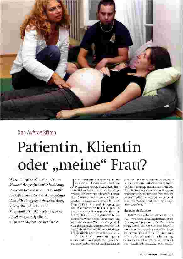 Vorschauseite 1: Den Auftrag klären Patientin, Klientin oder „meine Frau?