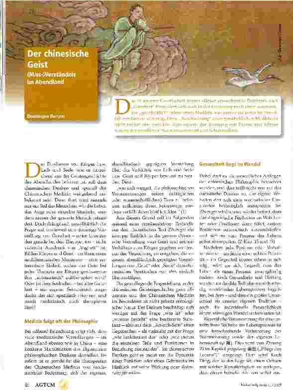 Vorschauseite 1: Der chinesisch Geist