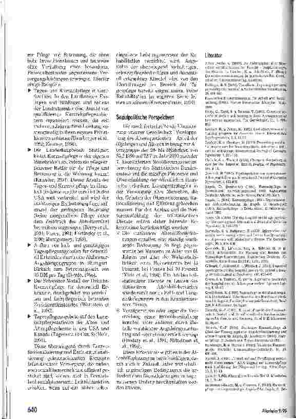 Vorschauseite 5: Tagesund Kurzzeitpflege in der Krise