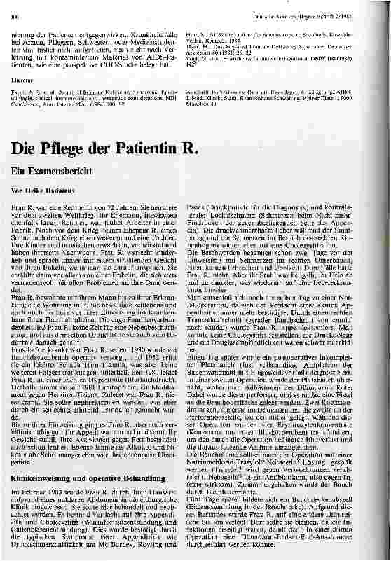 Vorschauseite 3: AIDS - Versuch einer kritischen Bestandsaufnahme in fünf Thesen