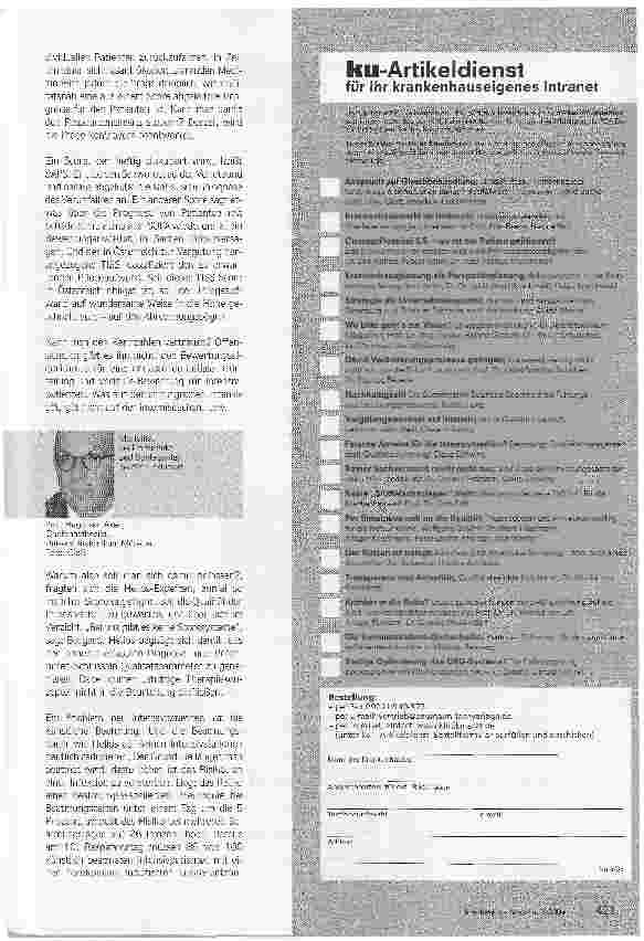 Vorschauseite 2: Falsche Anreize für die Intensivmedizin?Beatmung: Qualitätsmanagement statt Qualitätssicherung