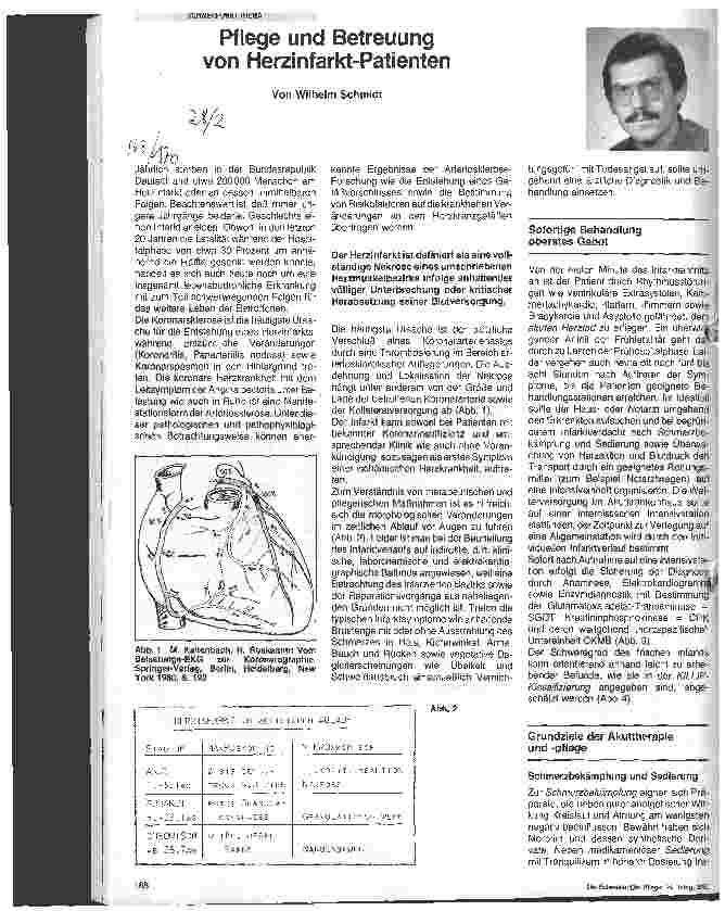 Vorschauseite 1: Pflege und Betreuung von Herzinfarkt-Patienten