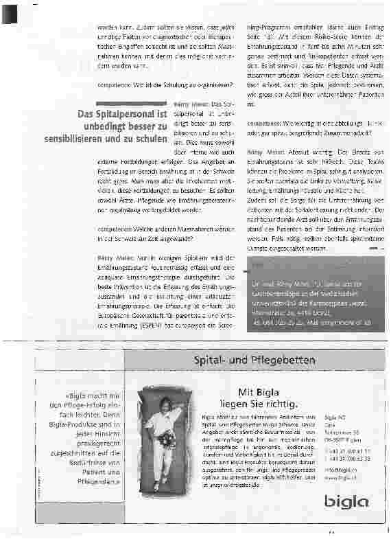 Vorschauseite 3: Spitalpersonal: sensibilisieren, schulen, zusammenarbeiten