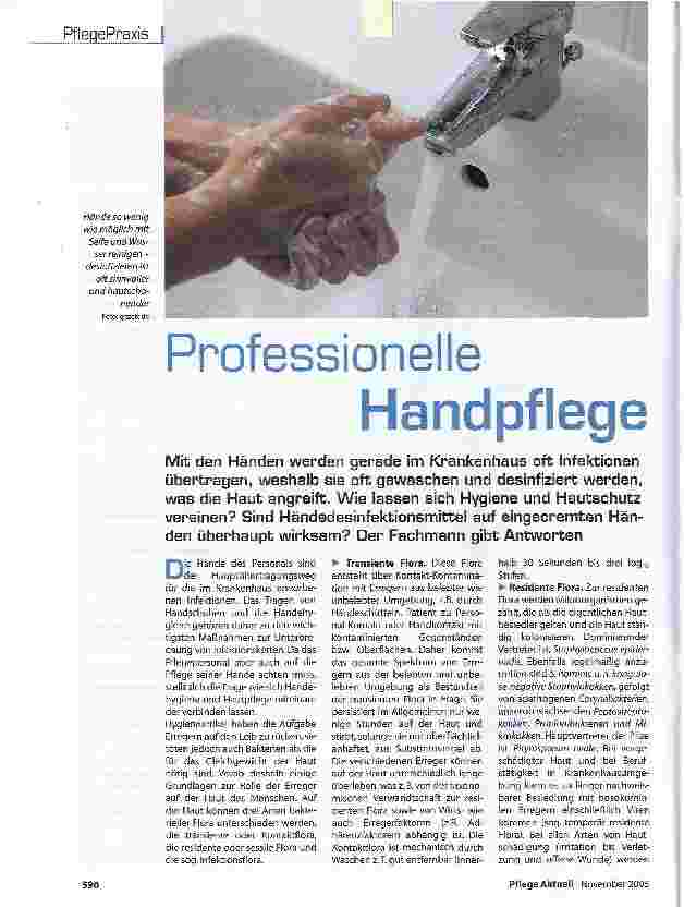 Vorschauseite 1: Professionelle Handpflege