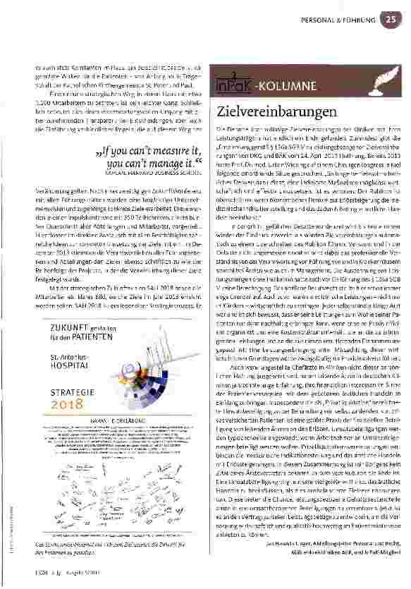 Vorschauseite 2: Wofür steht unser Krankenhaus ?