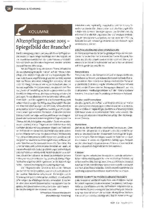 Vorschauseite 3: Wofür steht unser Krankenhaus ?