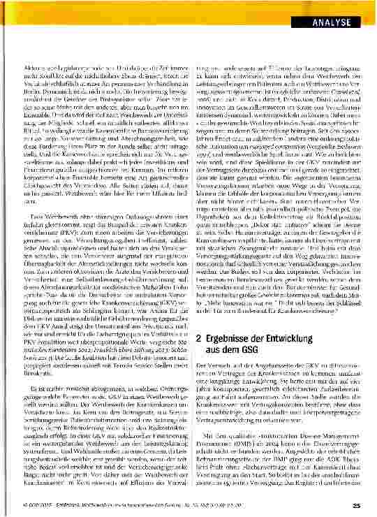 Vorschauseite 2: Wettbewerb in einem korporatistischen System
