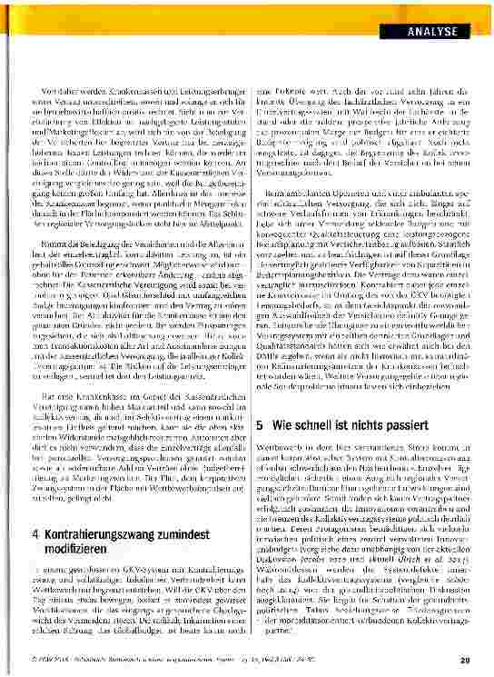 Vorschauseite 6: Wettbewerb in einem korporatistischen System
