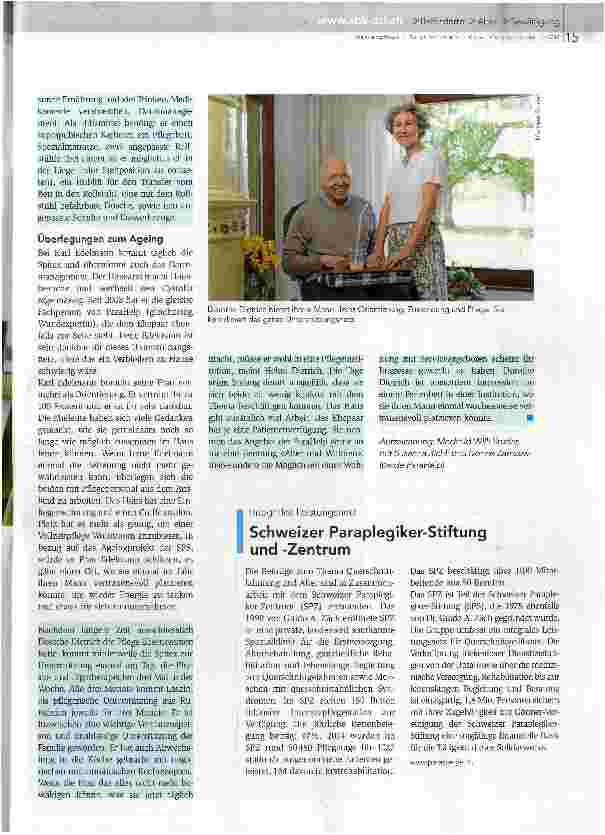 Vorschauseite 2: Weiterhin zuhause dank Unterstützungsnetz
