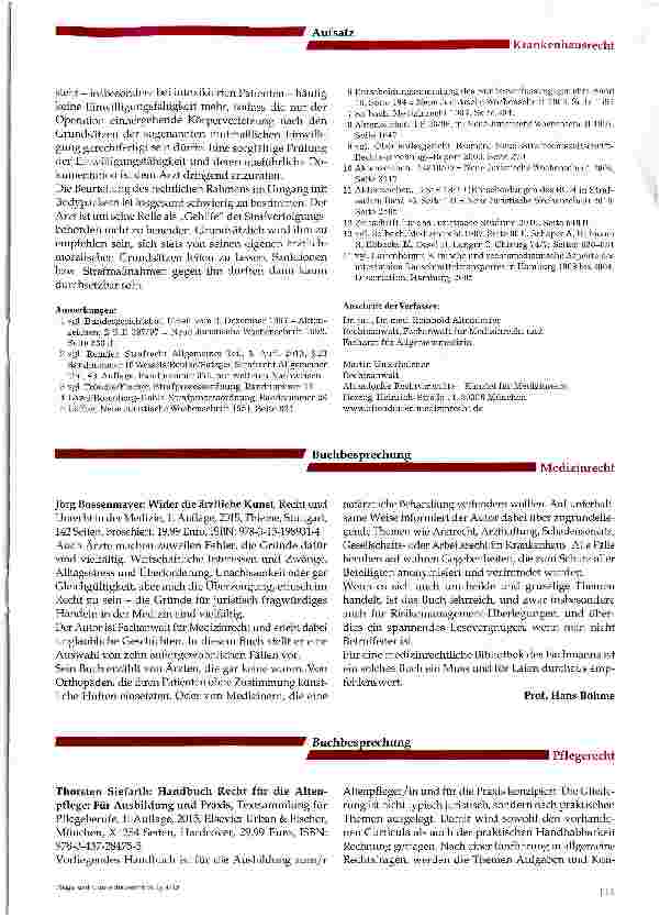 Vorschauseite 3: Bodypacker in Klinikambulanzen