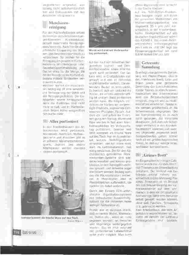Vorschauseite 3: Vom Einkauf bis zur Entsorgung - Umweltschutz in der Krankenhausküche Arbeitkreis in Essen erarbeitete Zielekatalog