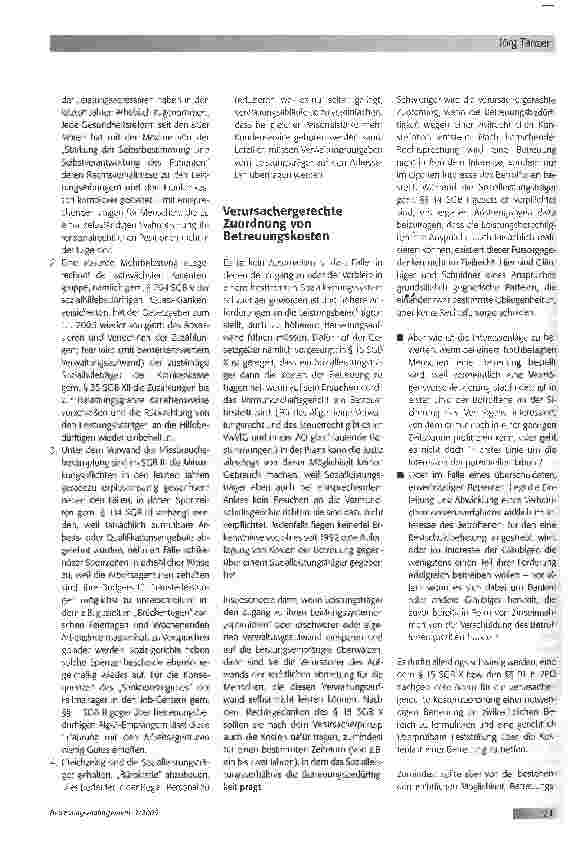 Vorschauseite 2: Soziale oder rechtliche Betreuung: Maßstäbe für notwendige Strukturreformen im Betreuungswesen