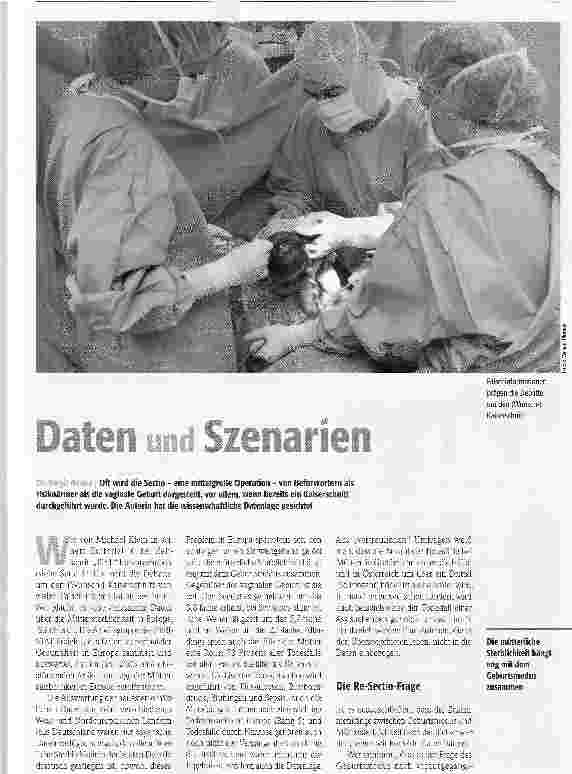 Vorschauseite 1: Daten und Szenarien