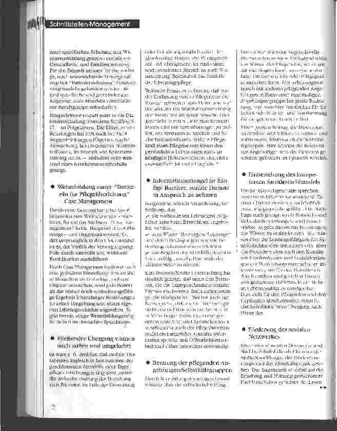 Vorschauseite 3: Auf dem Pflegeweg nach Hause ... Schnittstellen-Management